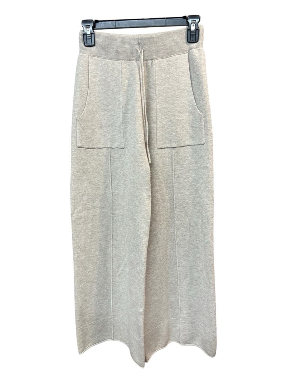 Nap Loungewear Wide Leg Pull On Pants Small Oatmeal